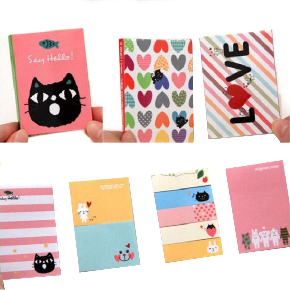 SFAJAI Lovely Animals Flags Memo Sticky Notes Marker Bookmark Sticker