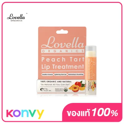 Lovella Organics Peach Tart Lip Treatment 5g
