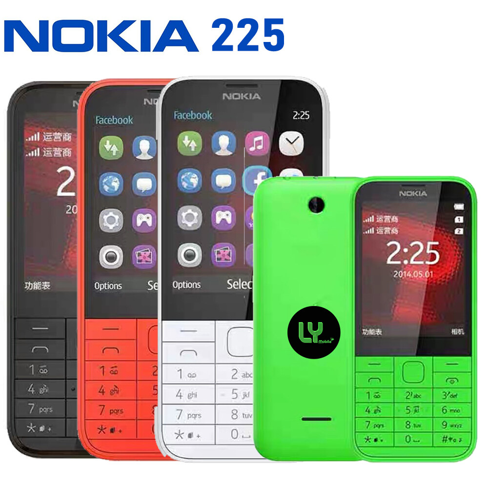 Nokia 225 2.8 Inch โนเกีย หน้าจอขนาดใหญ่ปุ่มขนาดใหญ่เหมาะสำหรับวัยกลางคนและผู้สูงอายุและนักเรียน