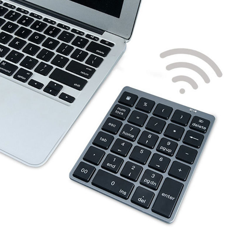N970 Wireless Bluetooth Numeric Keypad with USB HUB Dual Modes