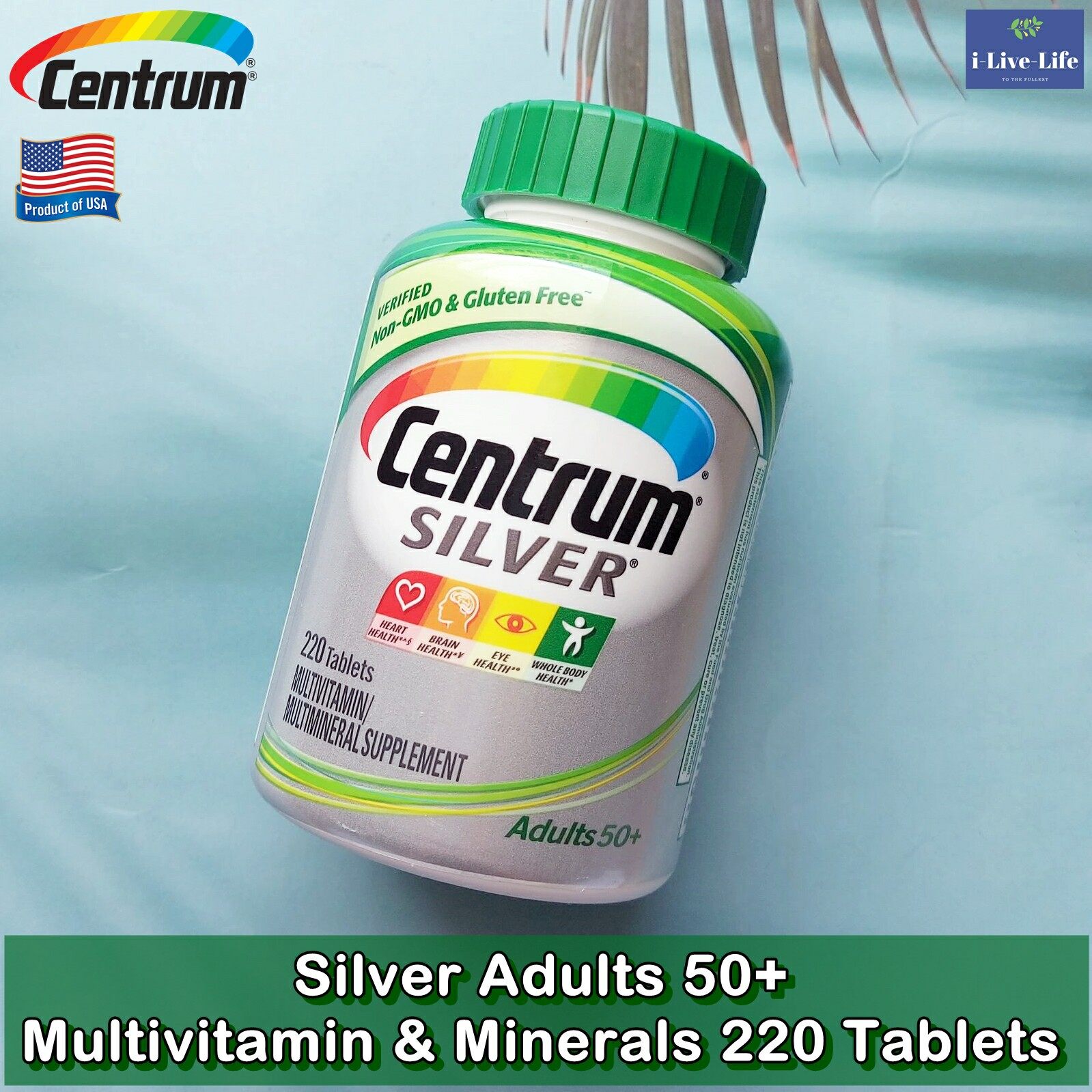 80 Off ราคา SALE เซนทรม วตามนรวม วย 50 Silver Adults 50 Multivitamin Minerals 220