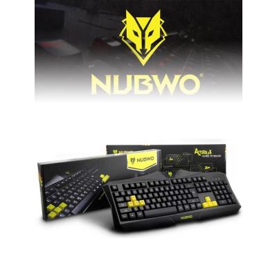 ??HOT??คีย์บอร์ดเกมมิ่ง NUBWO Keyboard Amoux NK-002 USB (Black) กดได้15ล้านคครั้ง * เก็บเงินปลายทางได้