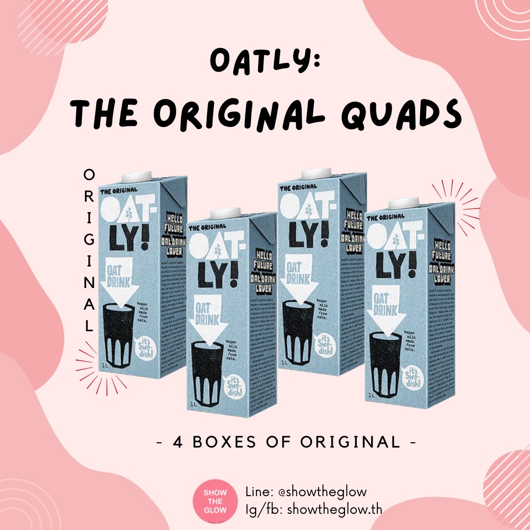 นมโอ๊ตโอ๊ตลี่ Oatly Original Quads 4 กล่อง