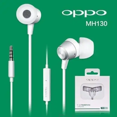 OPPO หูฟังของแท้เสียงอย่างดี! ฟังเพราะ ฟังเพลิน !!รับประกัน1ปีเต็ม!! OPPO หูฟังเอียร์บัด In-ear Headphones รุ่น MH130 (สีขาว)