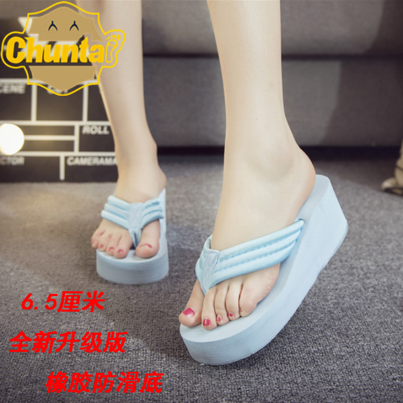 AMH Chính Hãng Mùa Hè Mẫu Mới Chống Trượt Đế Xuồng Dép Xỏ Ngón Đế Đúc Big Size Giầy Cao Gót Đế Dày Dép Lê Hè Giày Đi Biển Nữ giá rẻ