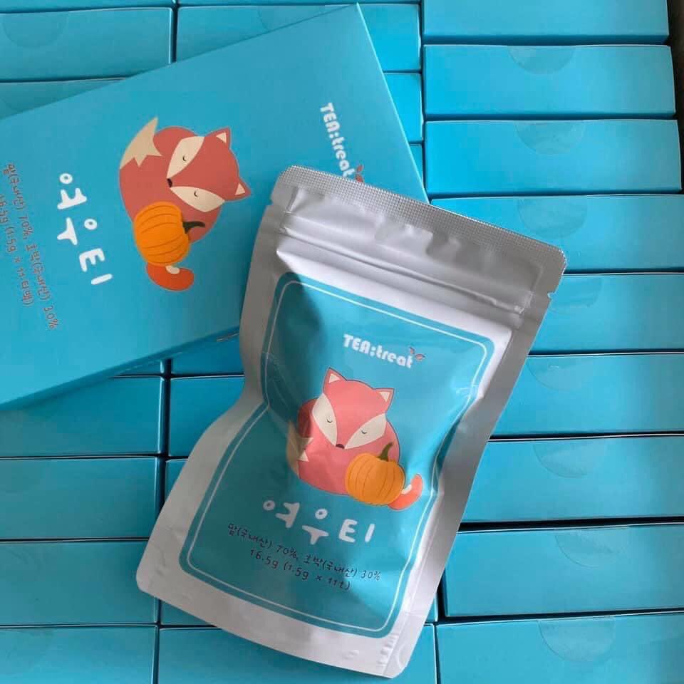 ✅แท้✅ 11ซอง Tea-treat tea treat fox's light secret ทีเทรด ทีทรีท ชาจิ้งจอก ชาลดน้ำหนัก ชาลดบวม จากประเทศเกาหลี