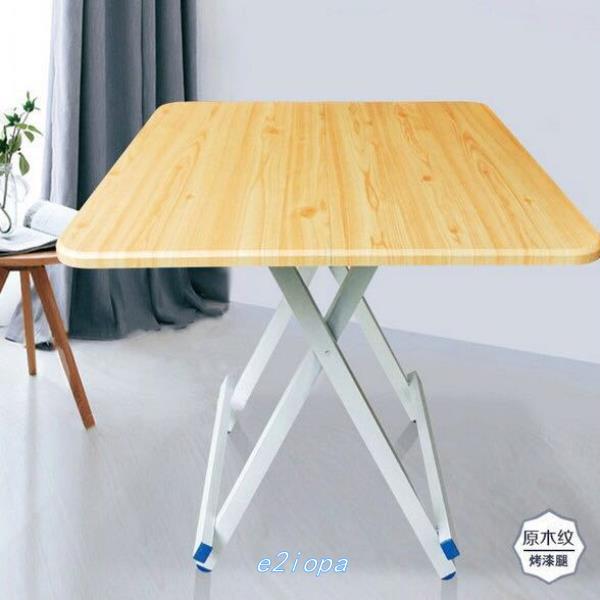 B-010 โต๊ะไม้พับได้ โต๊ะพับอเนกประสงค์ & โต๊ะคอม โต๊ะคอมข้างเตียง Table 60x60x55cm