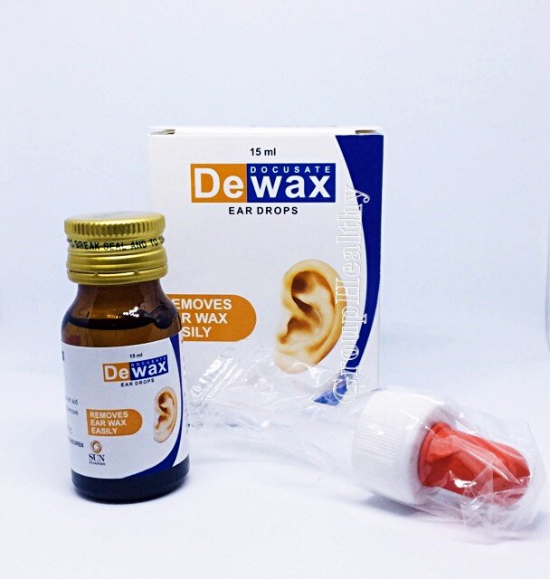 Dewax Ear Drops กำจัดขี้หูอุดตันในช่องหู 15 ML.1 กล่อง Beauty healthy