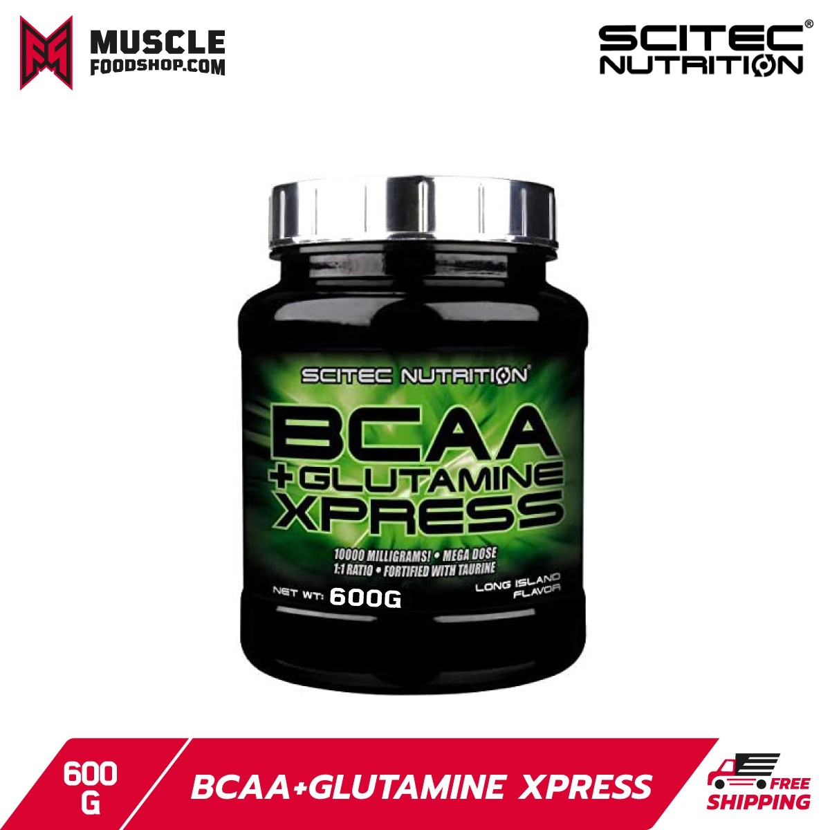 [ส่งฟรี !!] Scitec Nutrition BCAA+Glutamine Xpress ขนาด 600g