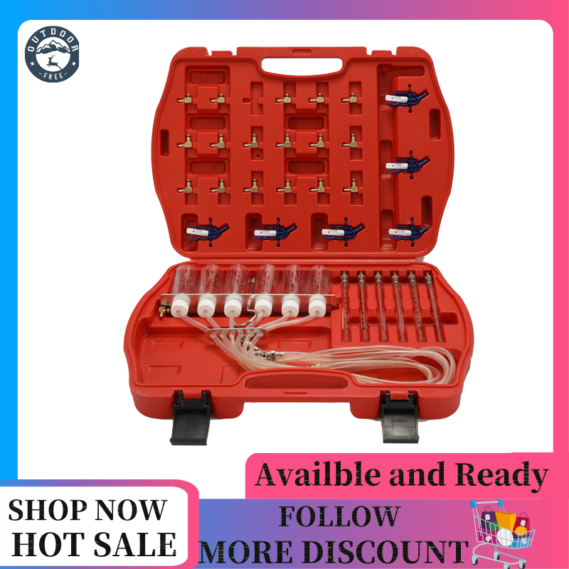 Diesels Accessory Injector Flow Meter Test Tool Kit Common Rail Adaptor
