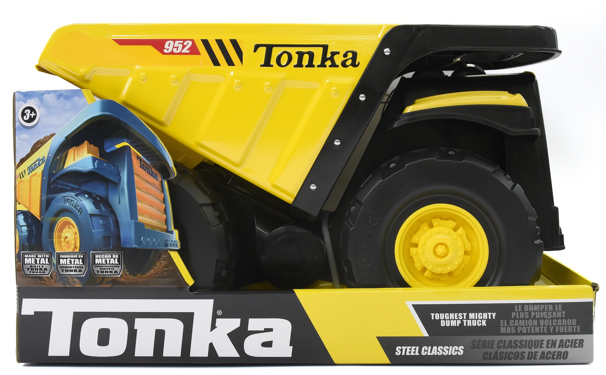 Tonka - Steel Classics Toughest Mighty Dump Truck รถเหล็ก ก่อสร้าง ทองก้า - คลาสสิค เตอเอส์ท ไมตี้ ดรัมป์ ทรัค - รถบรรทุก รถของเล่น รถเด็กเล่น