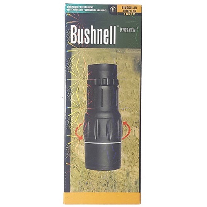 BUSHNELL กล้องส่องทางไกล กล้องส่องนก 16x52 Bushnell ซูมภาพ 16 เท่า กล้องส่องทางไกลตาเดียว คมชัด ปรับค่าสายตาได้