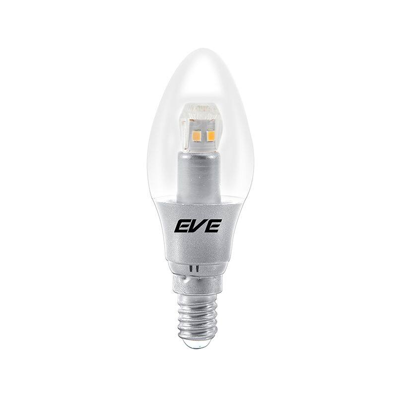 หลอดไฟ LED ทรงเปลวเทียน E14 EVE LIGHTING รุ่น LED Silver Color Change ขนาด 2 วัตต์