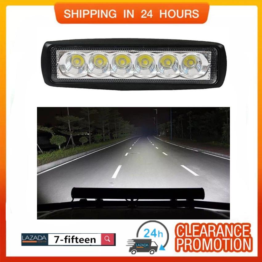 7-fifteen ไฟ LED ติดหน้ารถ 18W สำหรับรถ SUV 4WD