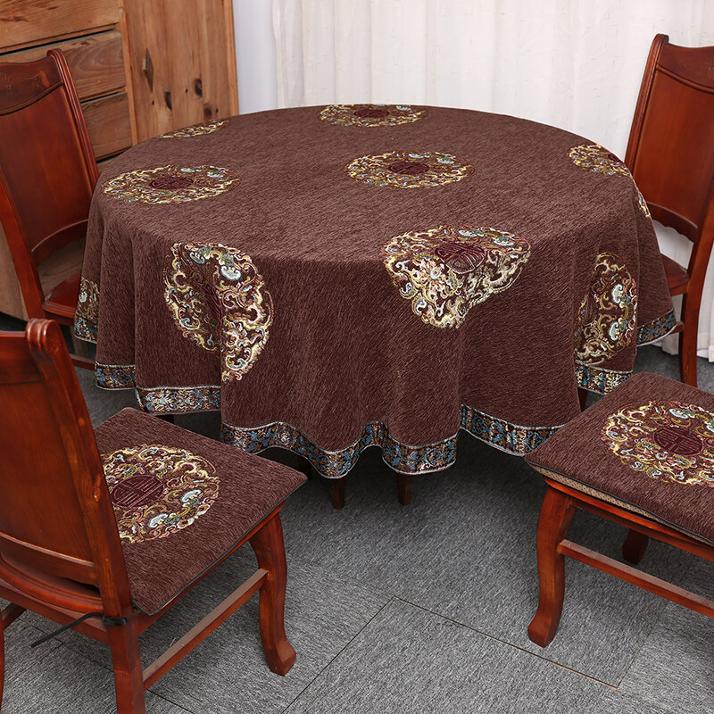 New Classical Chinese Style, Small Round Side Tablecloth