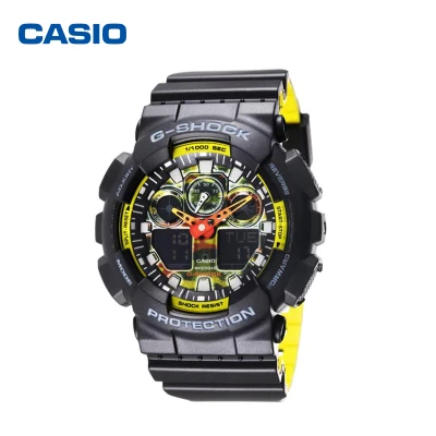 CASIO G-SHOCK นาฬิกาข้อมือผู้ชาย รุ่น GA-100-1A1DR (สีดำ/black)