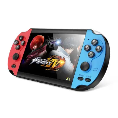 Handheld Game Console Built-in 10000 Games Video X1 4.3-inch Game Console Nostalgic Classic Dual-Shake Game Console 8 G Portable