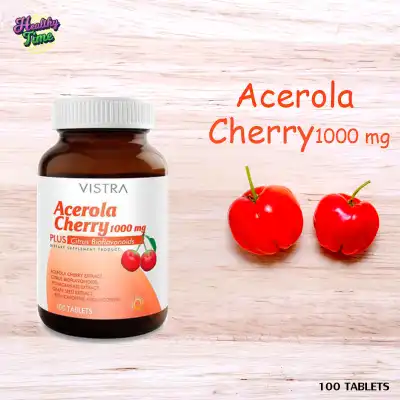 Vistra Acerola Cherry 1000 mg 100 Tablets