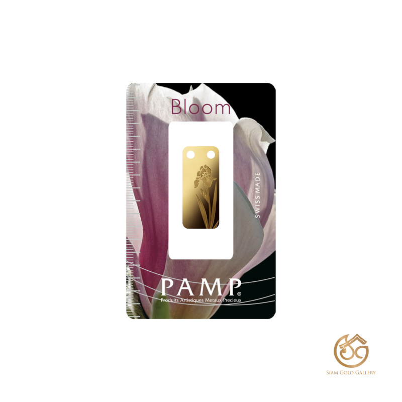 SGG-Pamp ทองคำแท่ง Iris 24K (99.99%) Gold น้ำหนัก 1/5 oz (6.22 กรัม)