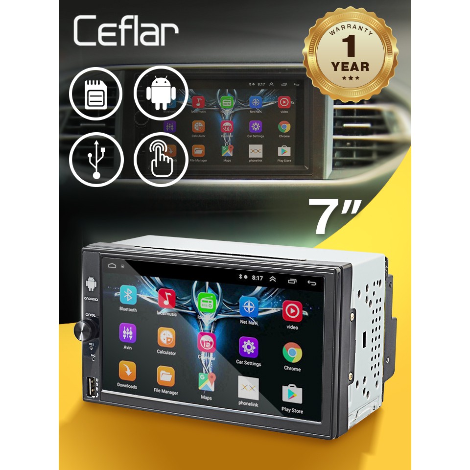 CEFLAR เครื่องเล่นมัลติมีเดียติดรถยนต์ CEFLAR Car Multimedia System 7