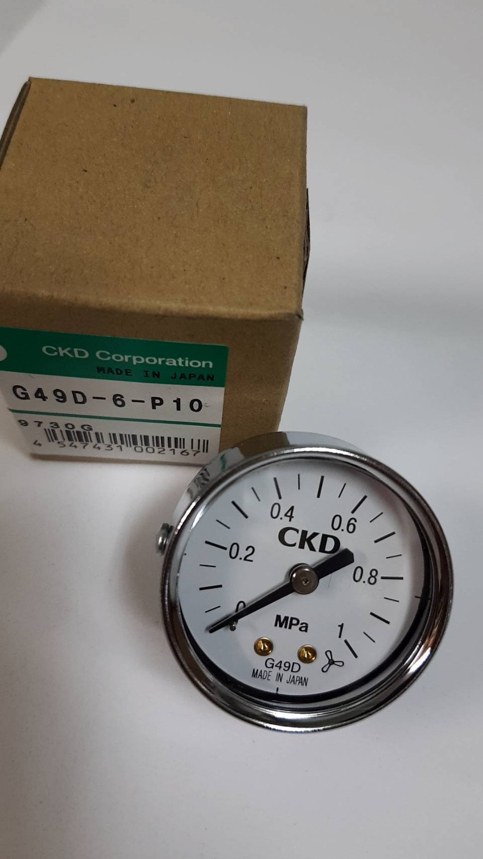 ファクトリーアウトレット ＣＫＤ 超小型圧力計 G39D-6-P10