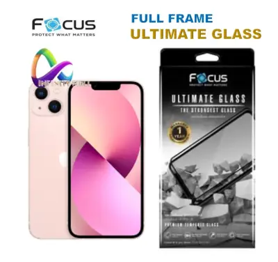 ฟิล์มกระจก iPhone 13 / 13 Pro / 13 Pro max / 13 mini / 12 pro max / 12 / 12 pro / 12 mini ฟิล์ม โฟกัส Focus ultimate glass แข็งแกร่งพิเศษ รับประกัน 1 ปี