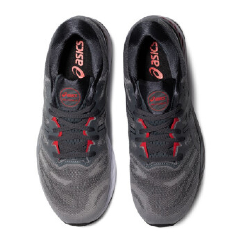 asic black running shoes