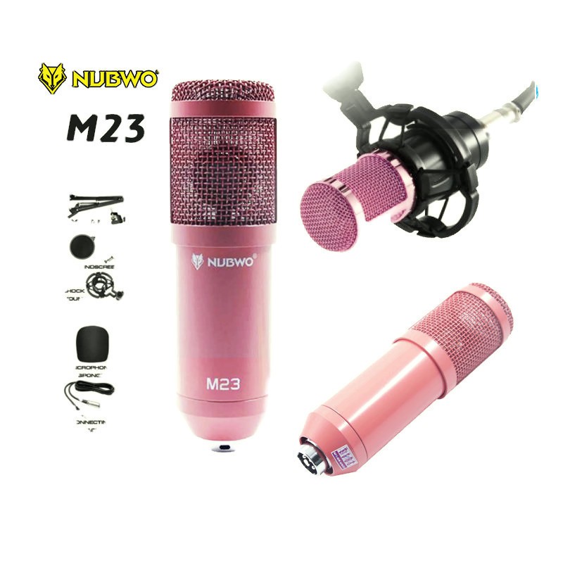 Nubwo M23 MICROPHONE STAND (Pink) ThaiPick