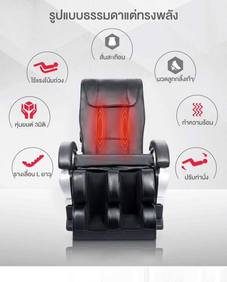 รีวิว เก้าอี้นวด เก้าอี้นวดสุขภาพ Massage Chair เก้าอี้ไฟฟ้านวดตัว ผ่อนคลาย