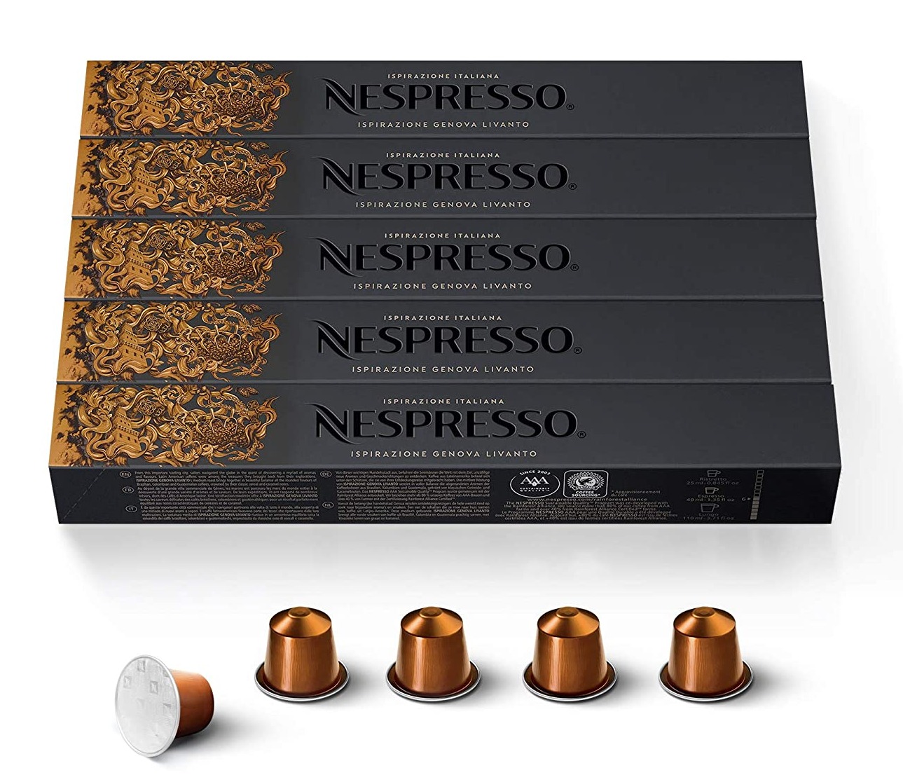 Nespresso Ispirazione Genova Livanto Ground Coffee Capsule เนสเพรสโซ เจ