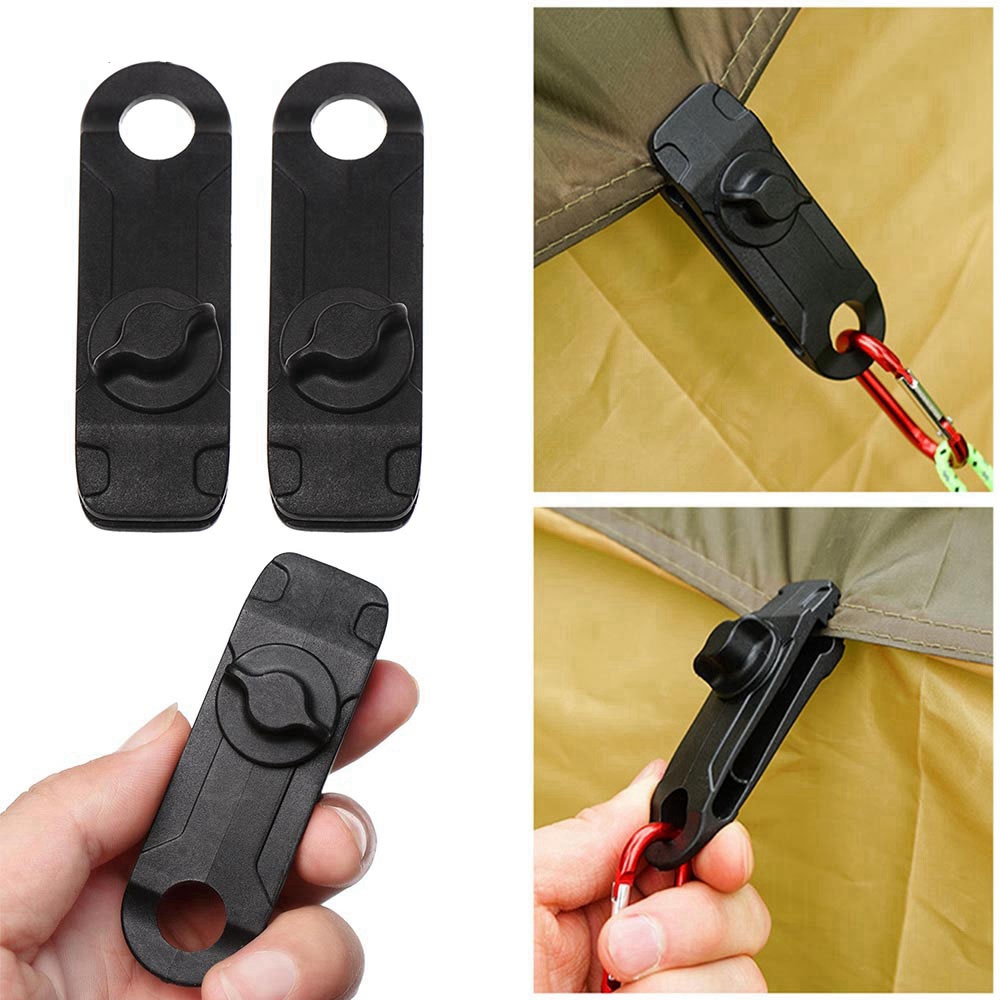 PSU1 1/5/10Pcs Clamp Tarp Tents Accessories Gripper Outdoor Camps Kit Windproof Clip Hook Tarp Clips Camping Tent Holder Canvas Tighten tool