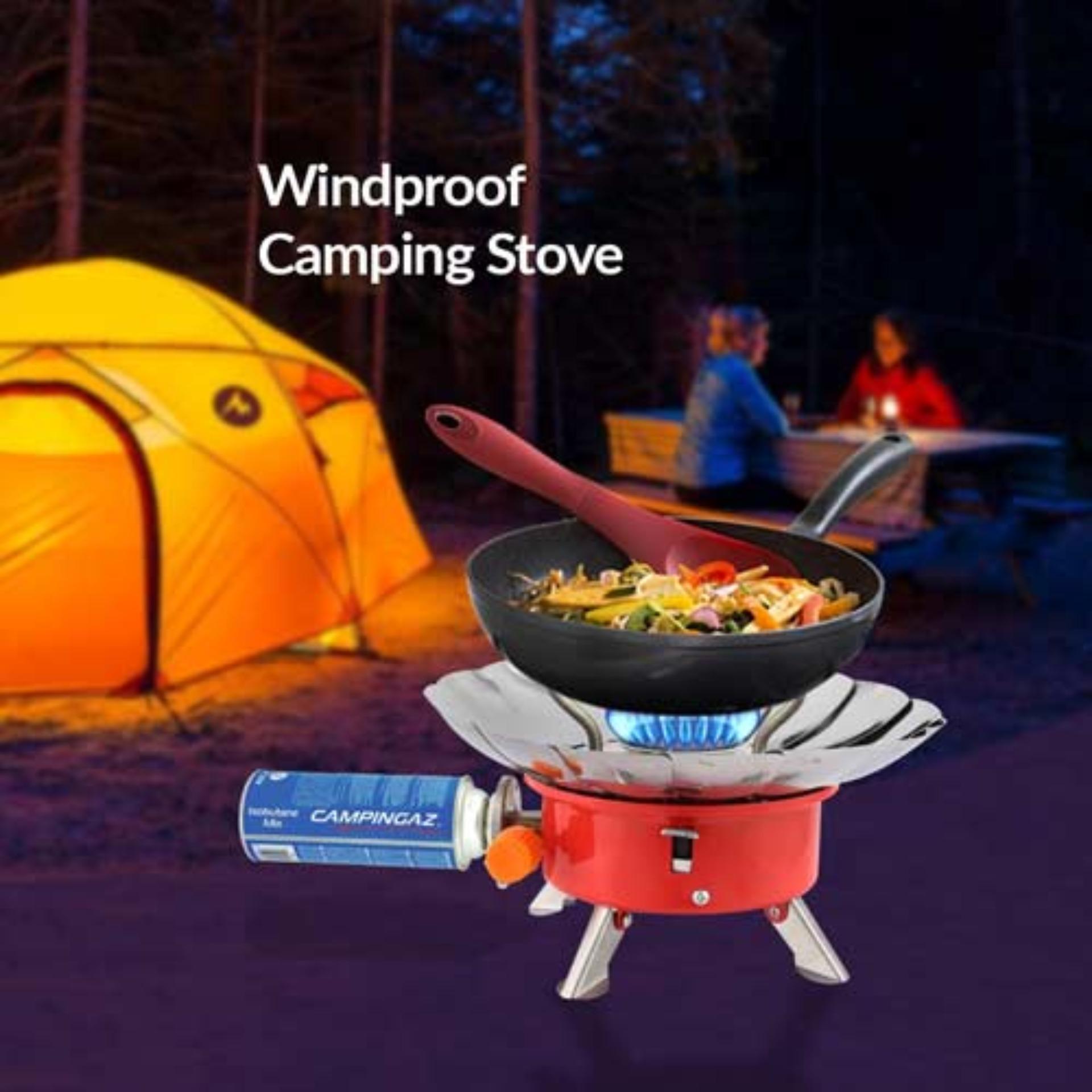 เตาแก๊สแค้มปิ้งต้านลมWINDPROOF CAMPING STOVE K-203