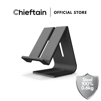 Chieftain Universal Mobile Smartphone Tablet iPhone iPad Stand Holder Black