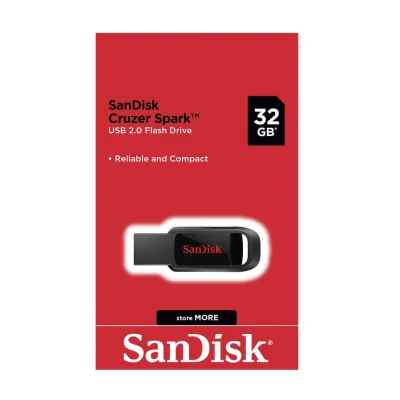 SanDisk CRUZER SPARK USB แฟลชไดร์ฟ 32GB USB2.0 (SDCZ61_032G_G35 Black)