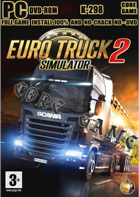 euro truck simulator 2 แผ่นเกมส์ เกมส์คอมพิวเตอร์ PC โน๊ตบุ๊ค