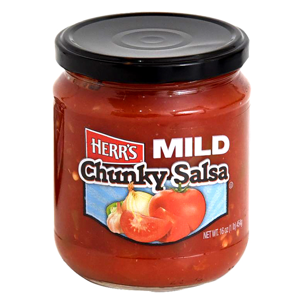 Herr's Dip Sauce Mild Salsa 454g ซัลซ่า ดิป ซอส รสเผ็ดน้อย ตราเฮอร์ส ขนาด 454 กรัม (3873)