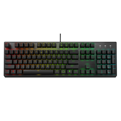 Cooler Master CK350 Gaming Mechanical Keyboard with RGB Backlighting, Brushed Aluminum Design แป้นไทย รับประกัน2ปี