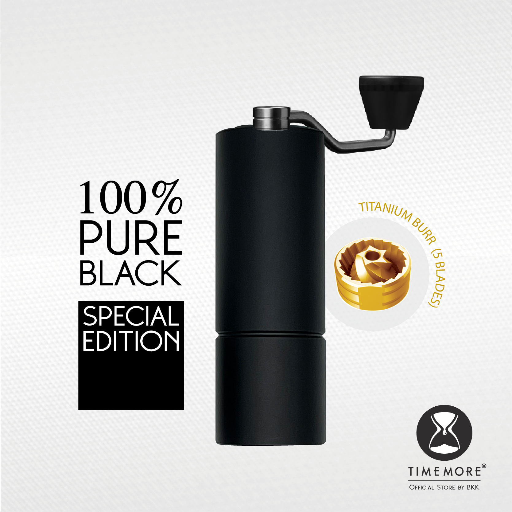 Timemore C2 (ใหม่ 2022) เฟือง Titanium ประกันศูนย์ 1 ปี (Coffee Grinder