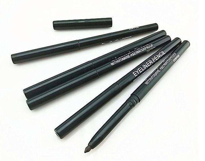 ดินสอเขียนขอบตาแบบหมุนอัตโนมัติสีดำ พร้อมส่ง