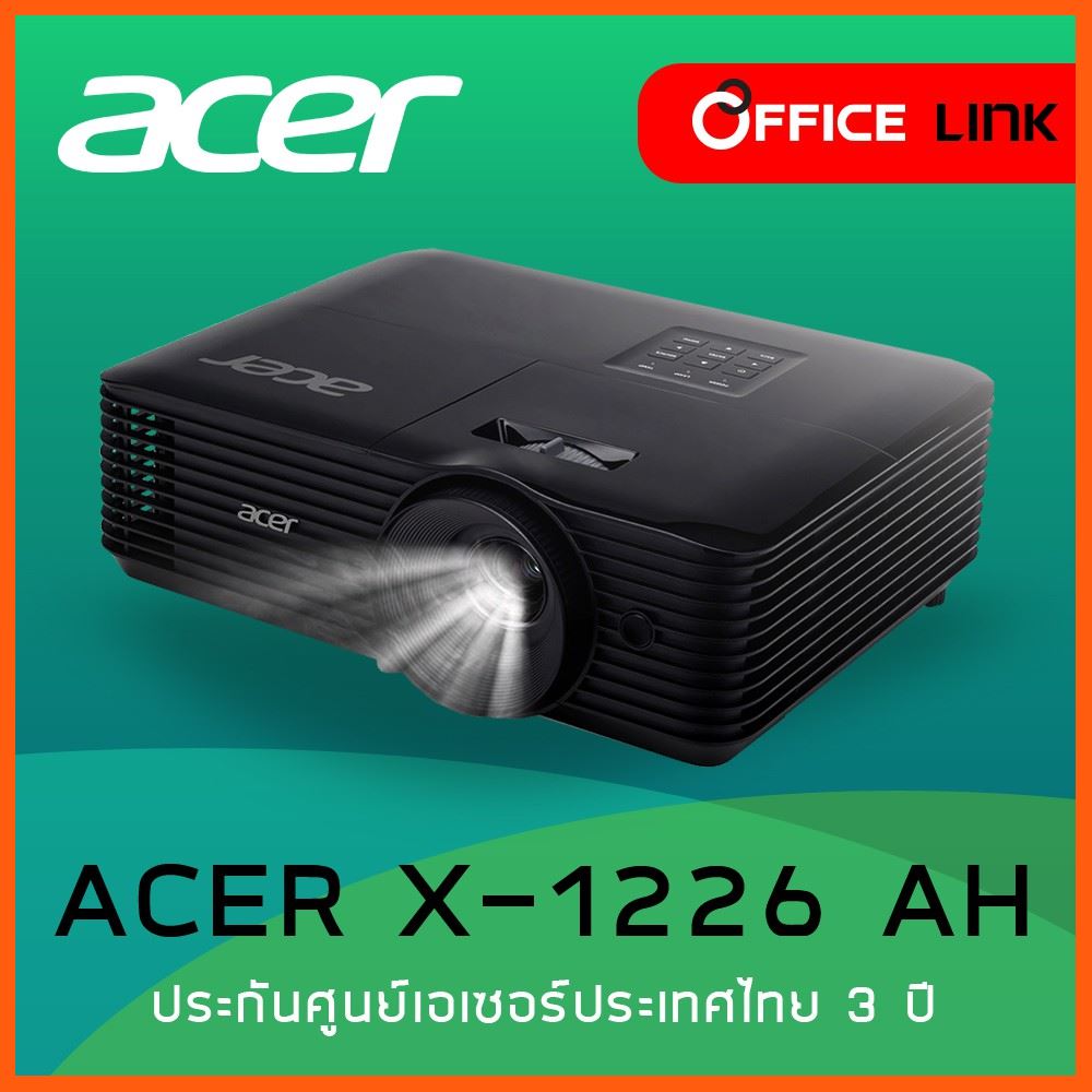 SALE ACER โปรเจคเตอร์ XGA 4000 ANSI รุ่น X1226AH สื่อบันเทิงภายในบ้าน โปรเจคเตอร์ และอุปกรณ์เสริม