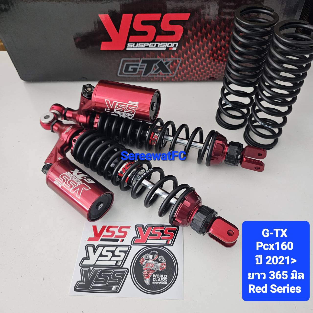 PCX125「JK05」　PCX160用　YSSリヤショック Amazon | YSSリヤショック左右 G-SPORT 365mm PCX160(KF47