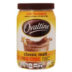 OVALTINE Classic Malt Powder (USA Imported) 340g. โอวัลติน คลาสสิค เครื่องดื่มช็อกโกแลตมอลต์ผง นำเข้าจากอเมริกา
