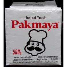 ยีสต์ผง พัคมายายีสต์ผง ยีสต์สำเร็จรูปอย่างดี นำเข้าจากตุรกี สำหรับทำขนม ขนมปัง Pakmaya Instant Dry Yeast ยีสต์แห้ง (500 กรัม) (วัตถุเจือปนอาหาร) 
