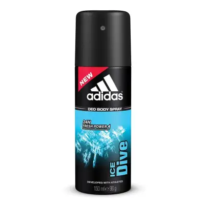 Adidas Ice Dive Body Spray for Men อาดิดาส ไอซ์ไดฟ์ ดิโอ สเปรย์ 150ml.