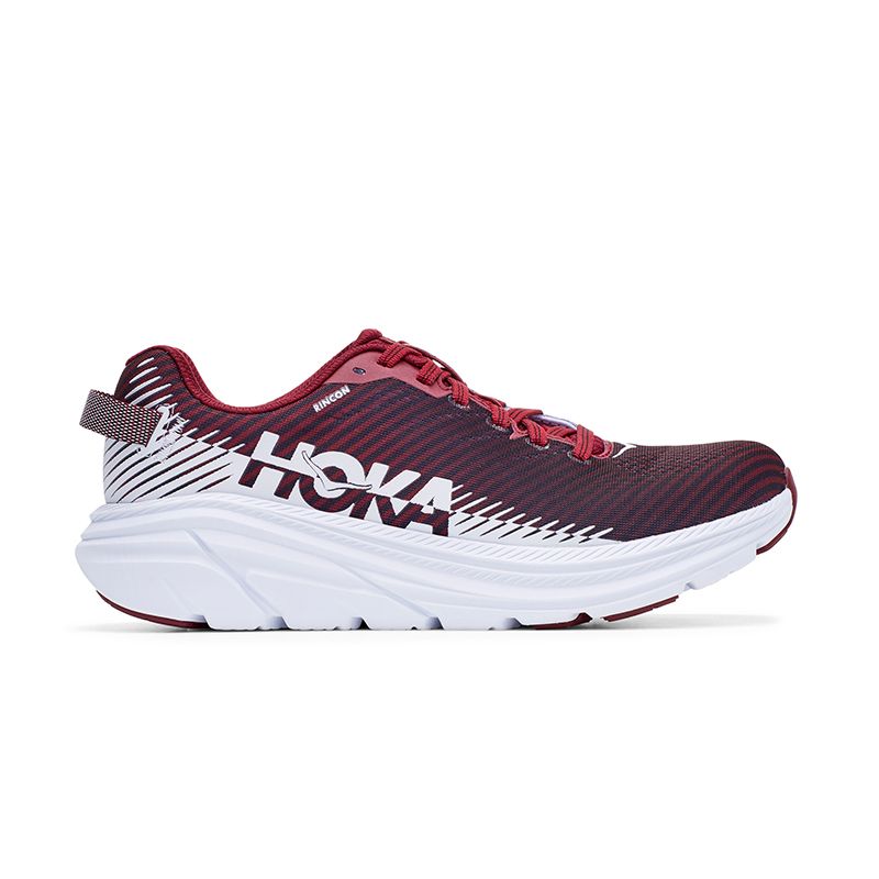 HOKA-WOMEN-RINCON 2_CORDOVAN / WHITE#1110515-CNWT