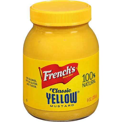 French Classic Yellow Mustard Cream เฟร้นซ์ คลาสสิค เยลโล่ มัสตาร์ด 255g