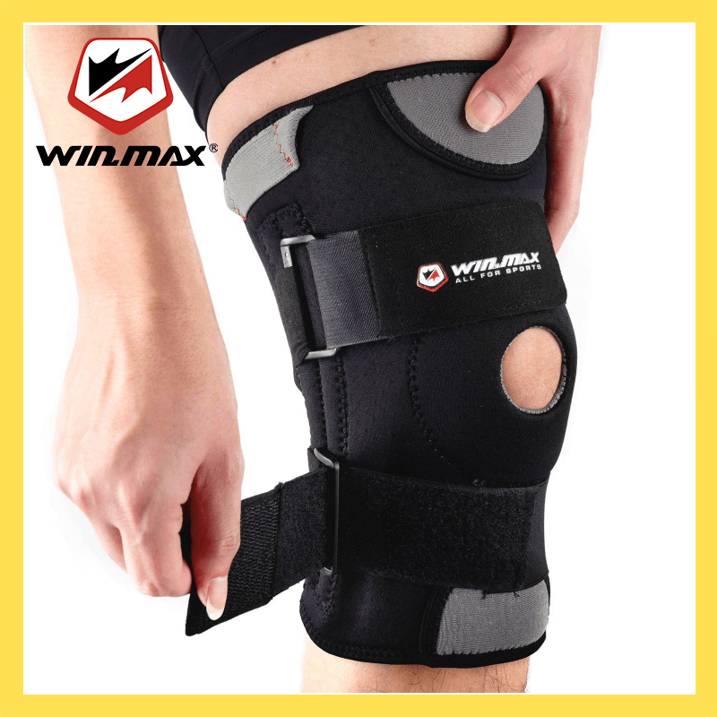 WINMAX Neoprene Elastic Open Patella Adjustable Knee Support one piece
