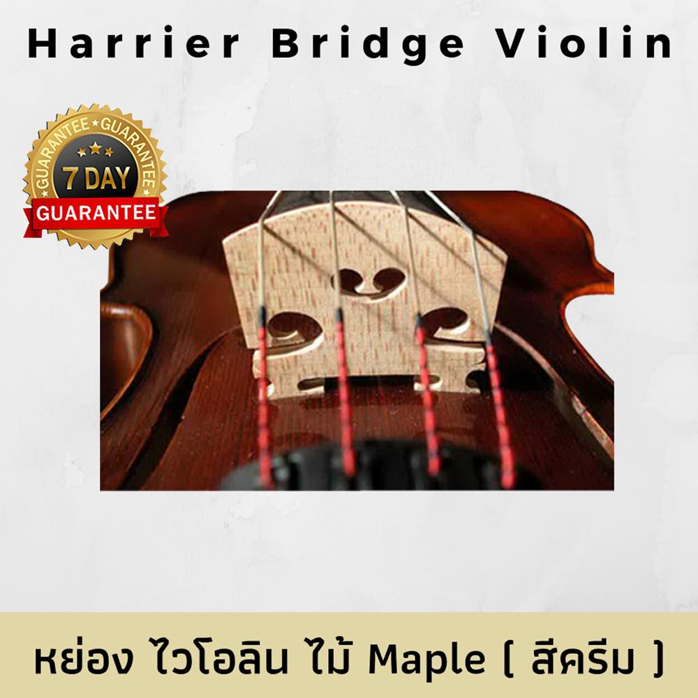 Harrier Bridge Violin หย่อง ไวโอลิน ไม้ Maple ( สีครีม )