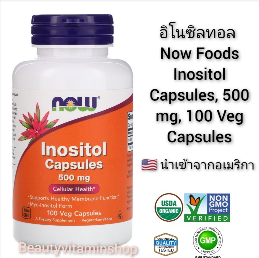 Inositol En Poudre Now Foods 113 G - Neuf, Complément Alimentaire, Emballage D'origine