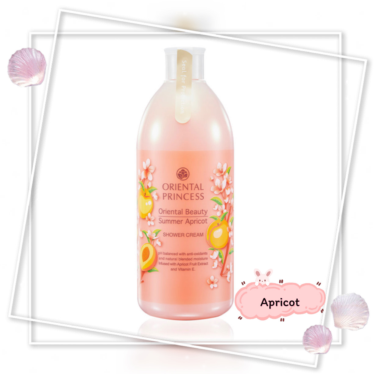 ครีมอาบน้ำสูตรคงสมดุลความซุ่มชื่น Oriental Beauty Summer Apricot Shower